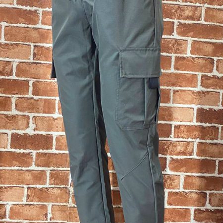 IX28 Lightweight Cargo Pants with Elastic Waist and Side Utility Pockets