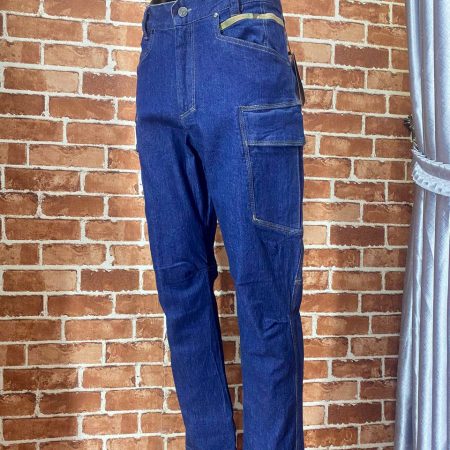 IX35 Denim Cargo Tactical Pants with Utility Pockets for Daily Outdoor Wear