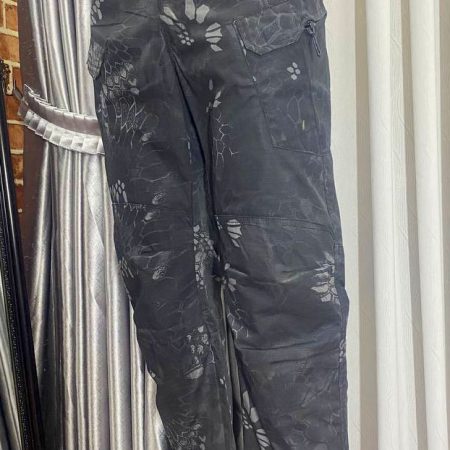 IX45 Dark Camouflage Tactical Cargo Pants for Daily Outdoor Use