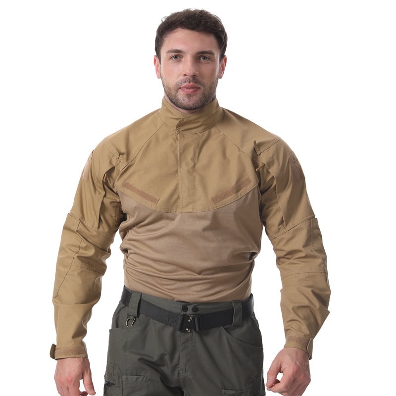 TSL26 – Tactical Camouflage Long Sleeve Combat Shirt - Image 4