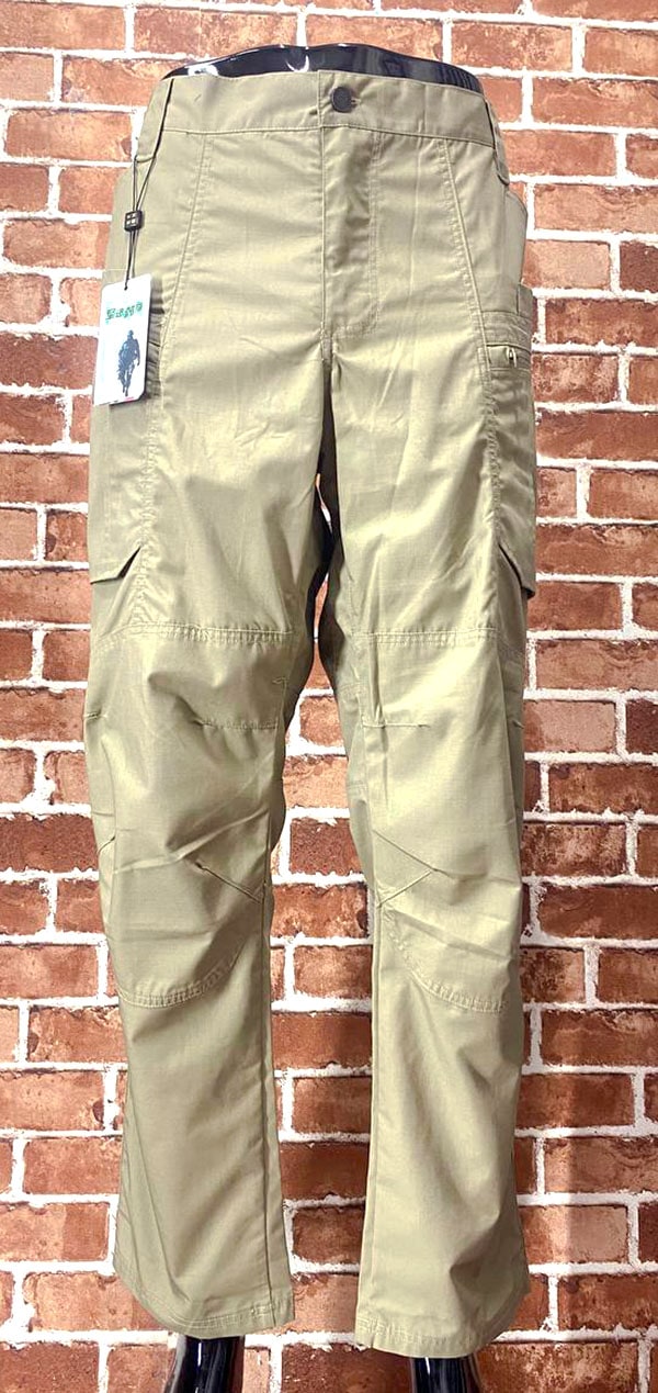 IX49 Khaki Tactical Cargo Pants with Multi-Pocket Outdoor Design - Image 4