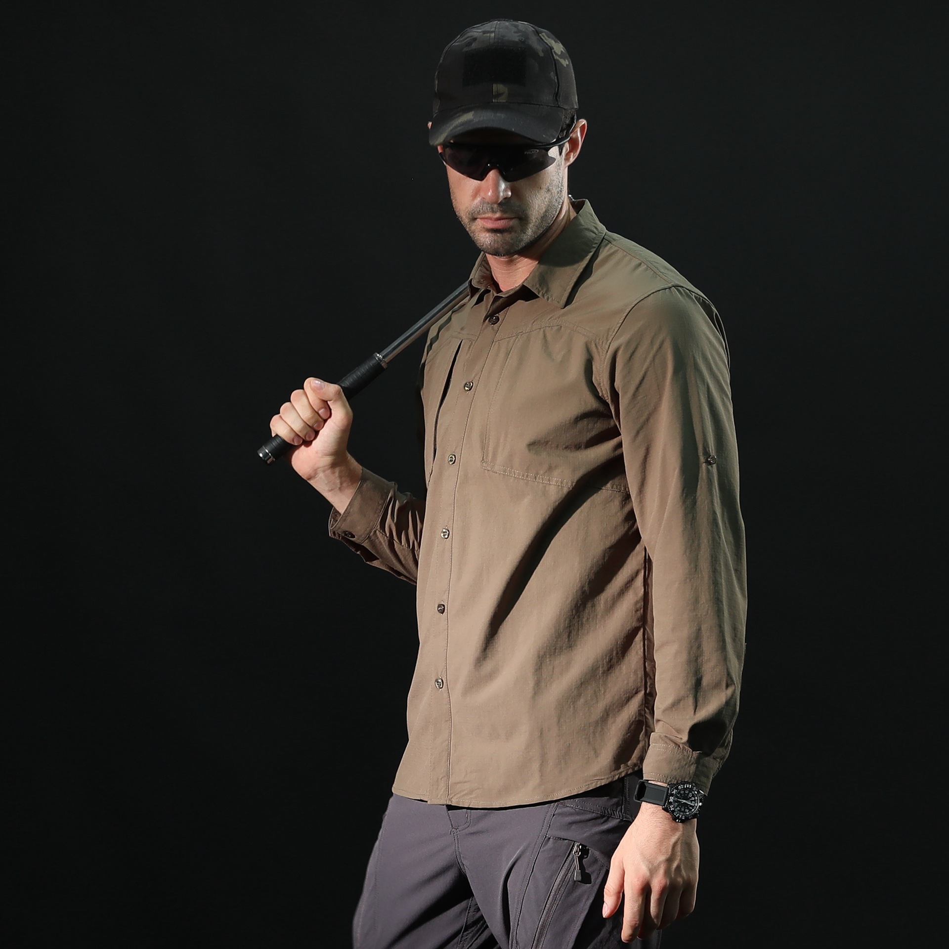 SHL05 Long Sleeve Quick-Drying Tactical Outdoor Shirt - Image 4
