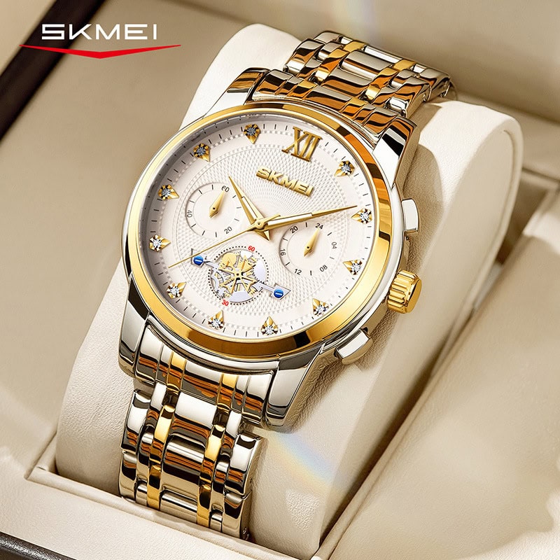 W17 Men’s Two-Tone Quartz Business Watch - Image 6