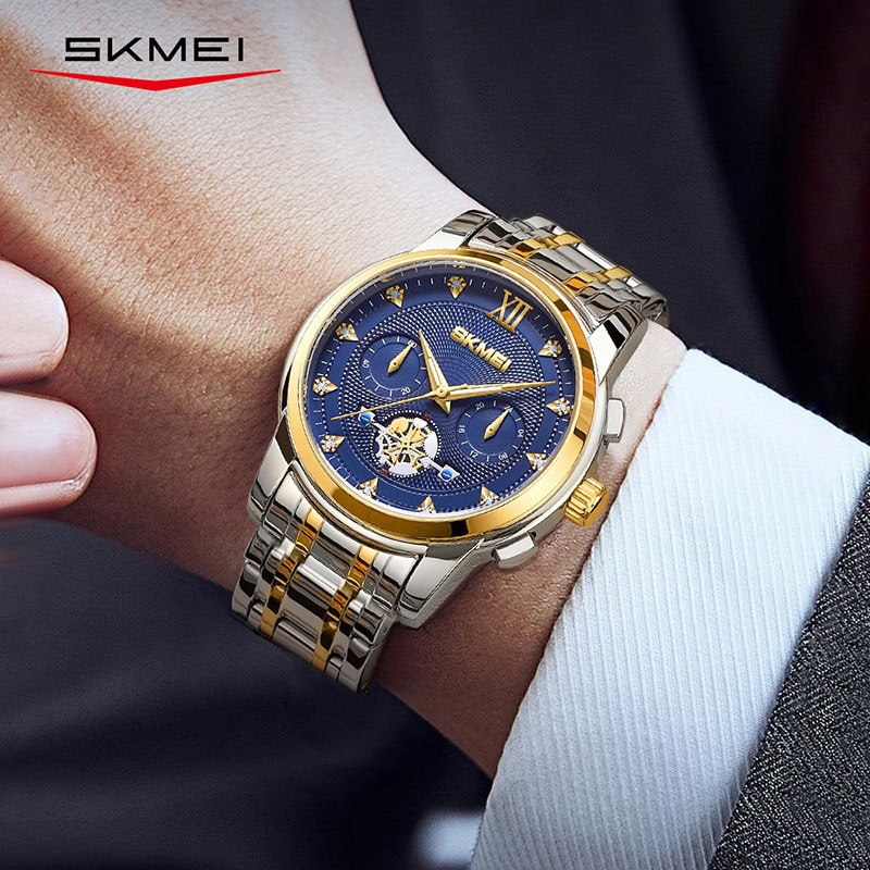 W17 Men’s Two-Tone Quartz Business Watch - Image 7
