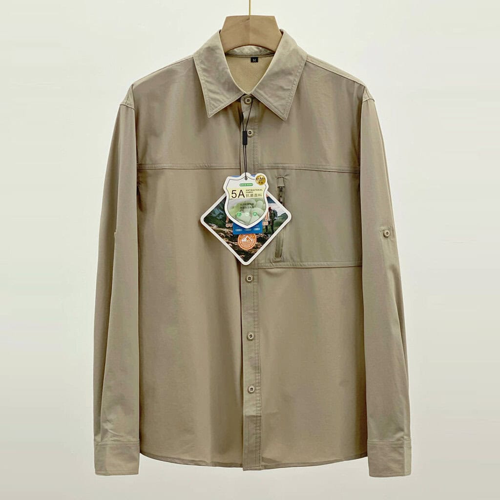 SHL37 Quick-Drying Long-Sleeved Outdoor Shirt with Sun Protection Design - Image 2