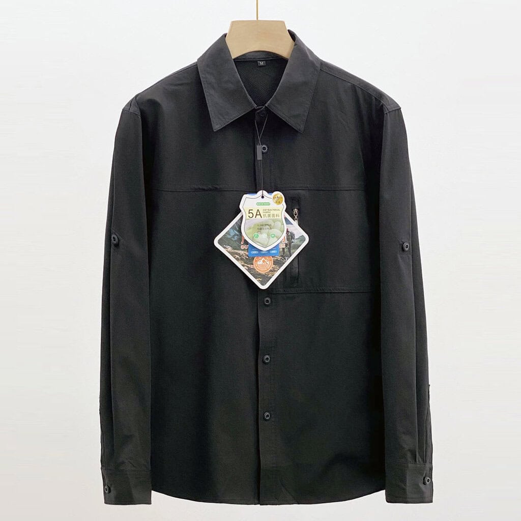 SHL37 Quick-Drying Long-Sleeved Outdoor Shirt with Sun Protection Design - Image 3