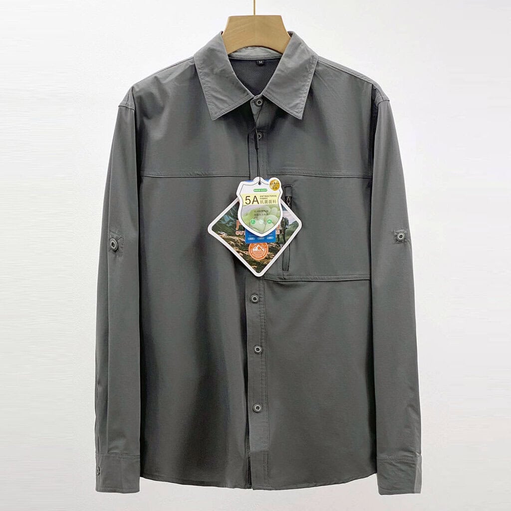 SHL37 Quick-Drying Long-Sleeved Outdoor Shirt with Sun Protection Design - Image 4