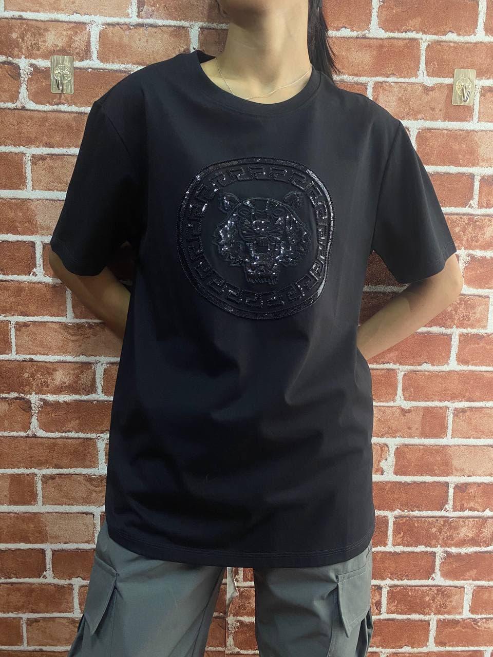 TSS61 Unisex Short-Sleeve T-Shirt with Raised Round Chest Emblem - Image 5