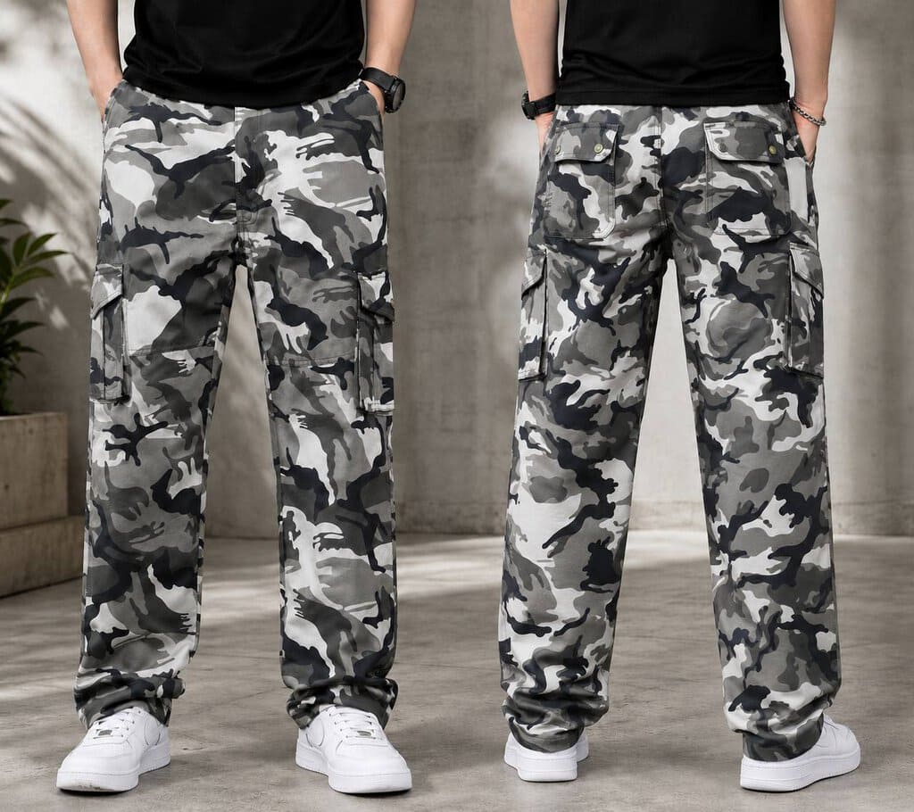IX48 Camouflage Tactical Cargo Pants for Outdoor and Daily Use