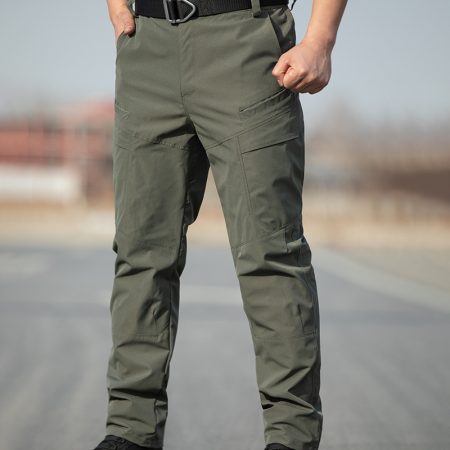 IX57 Men's Water-Resistant Stretch Multi-Pocket Tactical Pants