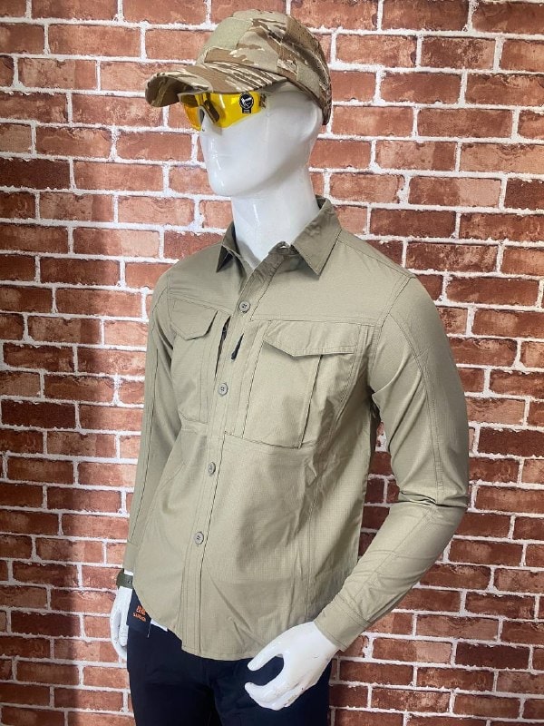 SHL38 Lightweight Multi-Pocket Outdoor Long-Sleeve Shirt - Image 11